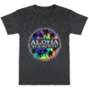 Hawaiian Performance Surfwear® Child's Tee - Tie Dye: Charcoal Heather