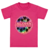 Hawaiian Performance Surfwear® Child's Tee - Tie Dye: Raspberry -Hawaiian Style Shop 84980 CHILDTeeHPSTieDye Raspberry Front 89919.1663881863