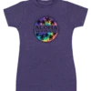 Island Girl® Surf Tee - Tie Dye: Purple Heather -Hawaiian Style Shop 85328 BabyTee IGTieDye PurpleHeather 53872.1663883296