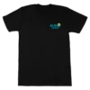 Crew Neck Tee - Ocean: Black -Hawaiian Style Shop 85607 CrewNeckTee Ocean Black Front 70614.1663891541