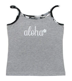 Island Design Collection Strap Tee: Gray -Hawaiian Style Shop 86732 IDC StrapTee Gray 26684.1700003853