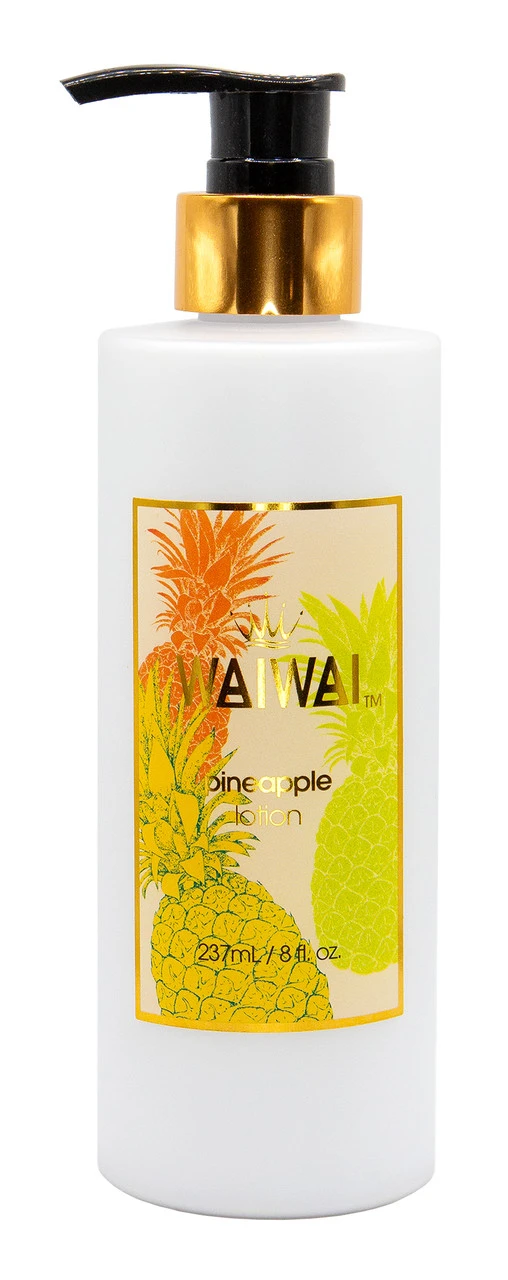 WaiWai Lotion Pump 8oz: Pineapple 3 WaiWai Lotion Pump 8oz: Pineapple - Image 2