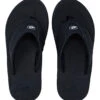 Hawaiian Performance Surfwear® Slippers: Black -Hawaiian Style Shop 90011 HPSSlipper Pair Black 67758.1691182971