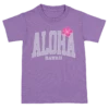 Hawaiian Performance Surfwear® Child's Tee - Big Aloha: Lavender -Hawaiian Style Shop 91477 ChildTeeHPSBigAloha Lavender Front 08866.1704931651