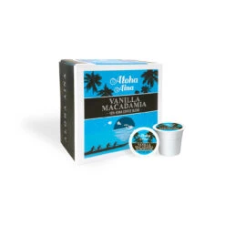 Aloha Aina 10% Kona Single Serve K-Cup Coffee: Vanilla Macadamia