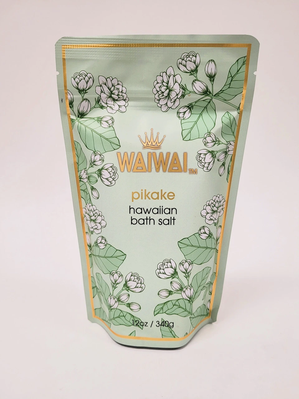 WaiWai Bath Salt 12oz: Pikake 3 WaiWai Bath Salt 12oz: Pikake