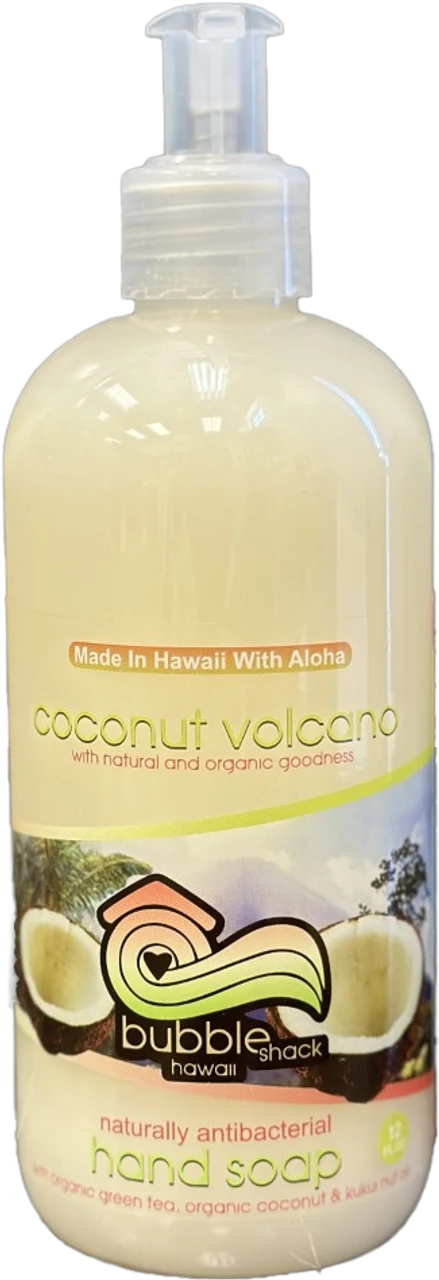 Bubble Shack Liquid Hand Soap: Coconut Volcano 3 Bubble Shack Liquid Hand Soap: Coconut Volcano