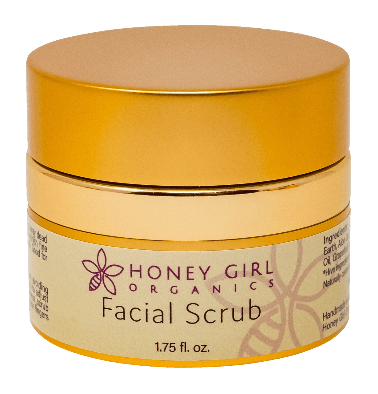 Honey Girl Organics Facial Scrub 1.75 Oz 3 Honey Girl Organics Facial Scrub 1.75 Oz