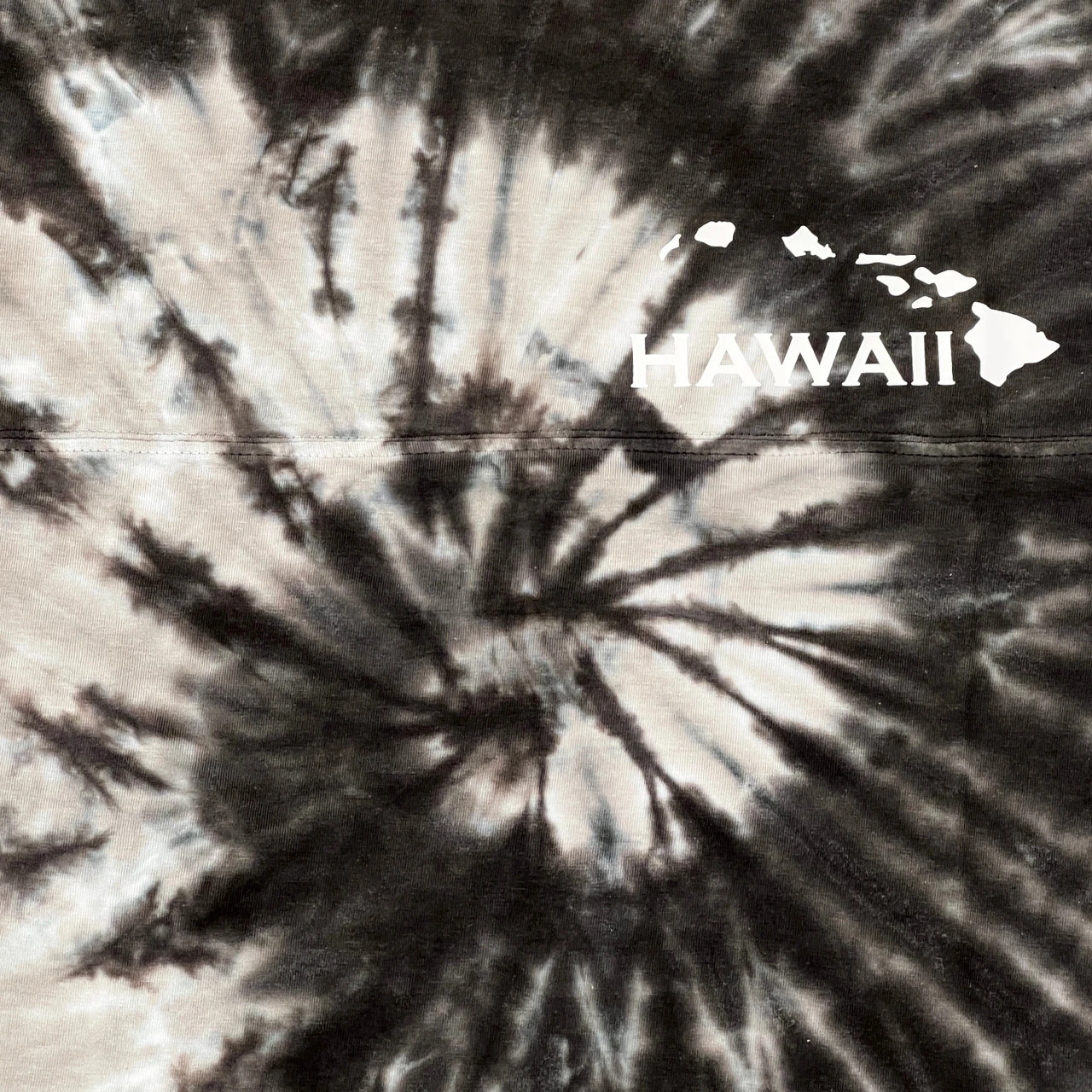 Hawaii Tie Dye UNISEX Long Sleeve Jersey Tee: Cocoa Swirl 7 Hawaii Tie Dye UNISEX Long Sleeve Jersey Tee: Cocoa Swirl - Image 5