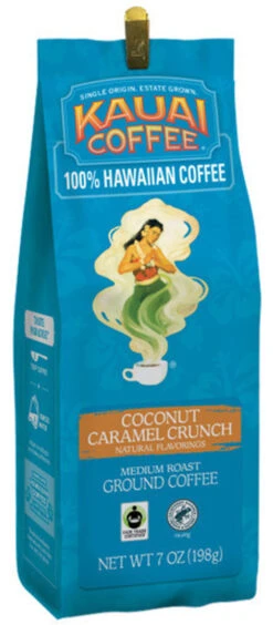 100% Kauai Coffee 7oz: Coconut Caramel Crunch