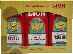 Lion Coffee Holiday Flavors Gift Set: Mele Kalikimocha