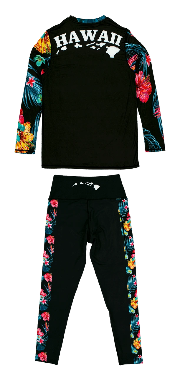 Robin Ruth Longsleeve Sun Shirt - Black Floral Elegance 7 Robin Ruth Longsleeve Sun Shirt - Black Floral Elegance - Image 5