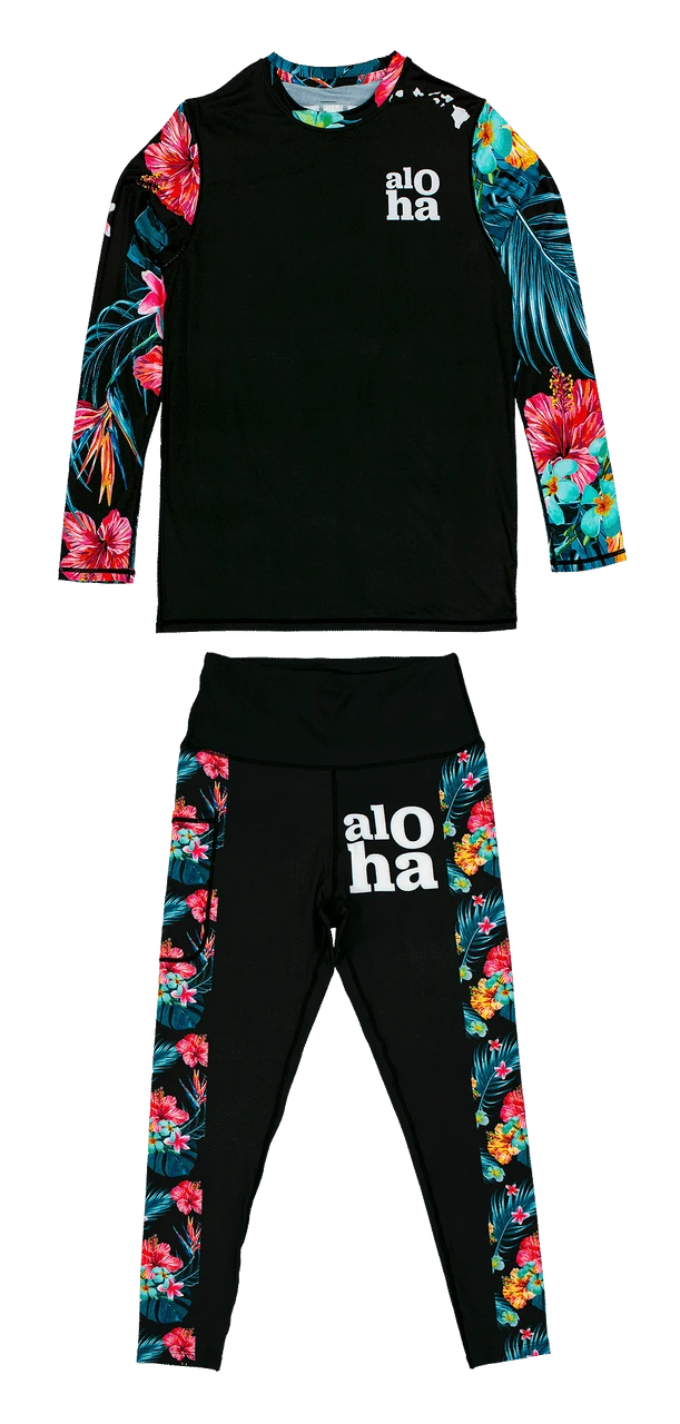 Robin Ruth Longsleeve Sun Shirt - Black Floral Elegance 6 Robin Ruth Longsleeve Sun Shirt - Black Floral Elegance - Image 4