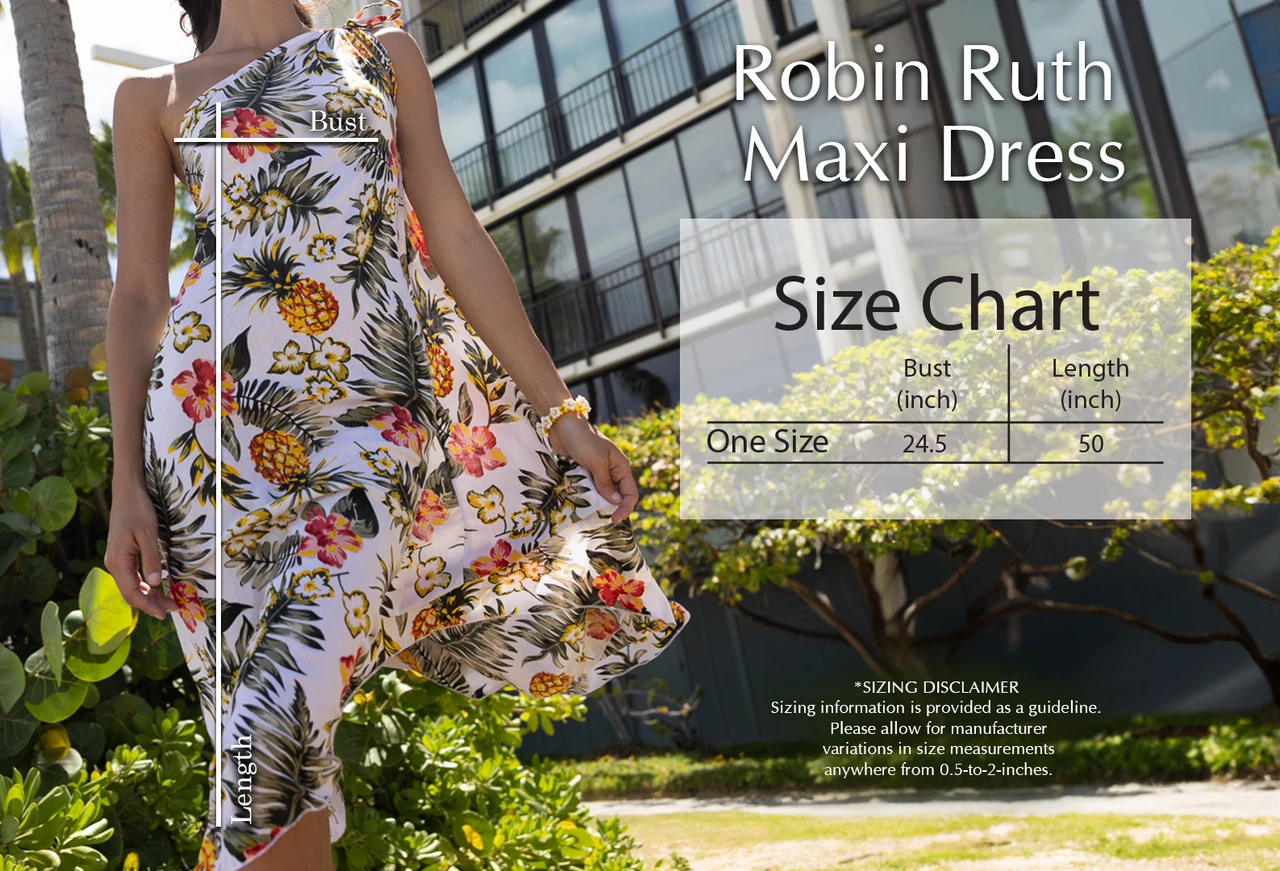 Robin Ruth® Maxi Dress: Blue Palm 15 Robin Ruth® Maxi Dress: Blue Palm - Image 13