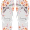 Island Girl® Slippers - Plumeria: White