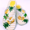 Ladies Hawaiian Design Slippers - Pineapple Trio -Hawaiian Style Shop Slippers 3PINE 58611.1623369696
