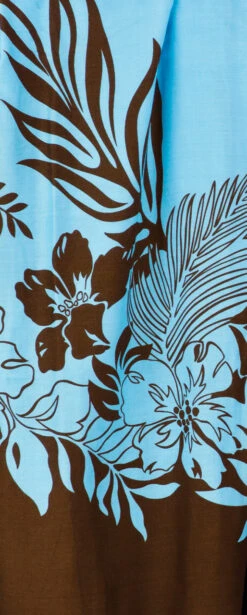 Aloha Sarong - Border Designs -Hawaiian Style Shop Swatch SarongTube Border BrownBlue 89660.1593088869.1280.1280 40791.1690493068