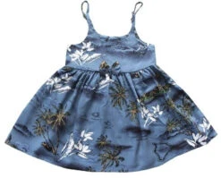 Girl's Aloha Sundress - Blue Surf