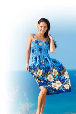 Ladies Elastic Tube Dress - Floral Mix: Black -Hawaiian Style Shop tubedress w14 40544.1584040443.1280.1280 86045.1593569089.1280.1280 59560.1707875688